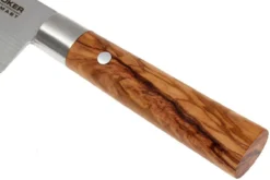 Böker Damast Olive 17,2 Cm Santoku, 130437DAM -Yaxell Tienda BO130437DAM 03 boker damast olive bo130437dam 03