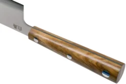 Due Cigni Hakucho Santoku 16.5 Cm, Madera De Olivo -Yaxell Tienda DG2C505OL 04 due cigni scaled