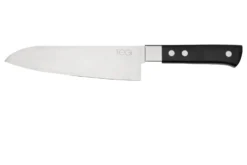 Maserin TEGI 2500-17PN Santoku Negro, 17 Cm