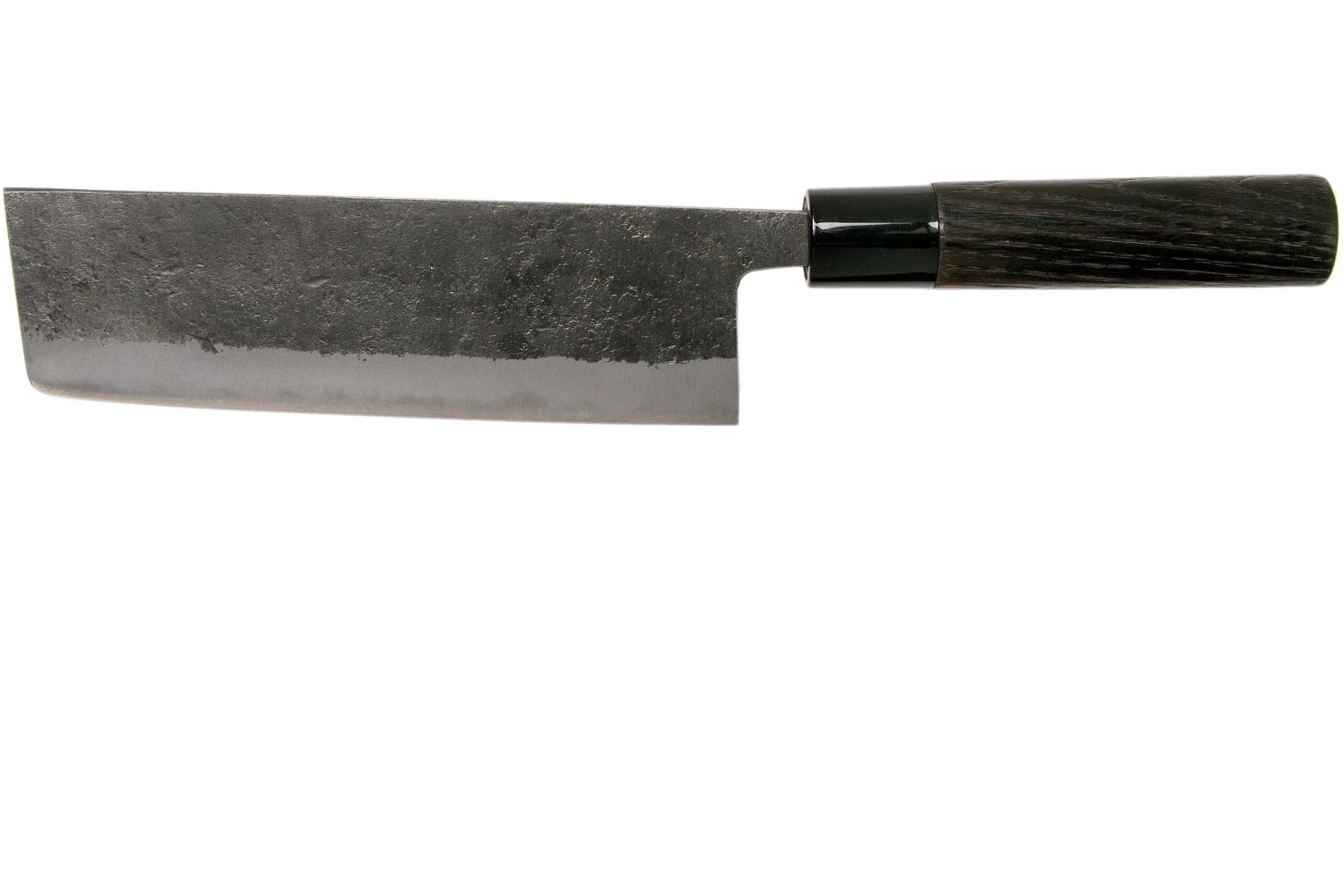 Munetoshi Nashiji Black Nakiri 16.5cm 1 Munetoshi Nashiji Black Nakiri 16.5cm