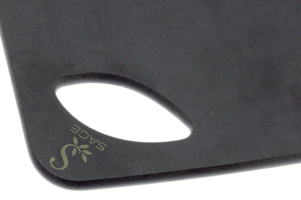Sage Tabla De Cortar HZ1527, 27x15 Cm, Negro 1 Sage Tabla De Cortar HZ1527, 27x15 Cm, Negro