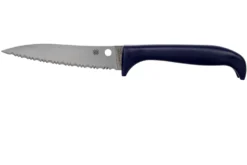 Spyderco Counter Puppy Cuchillo De Tomate Dentado Morado, K20SPR