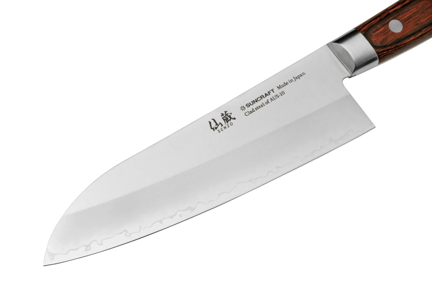 Suncraft Senzo Clad AS-01 Santoku 16,5 Cm 3 Suncraft Senzo Clad AS-01 Santoku 16,5 Cm - Imagen 3