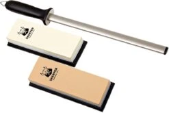 Skerper Basic Kit De Afilado 180/600/1000/3000 Con Chaira De Diamante, SH006