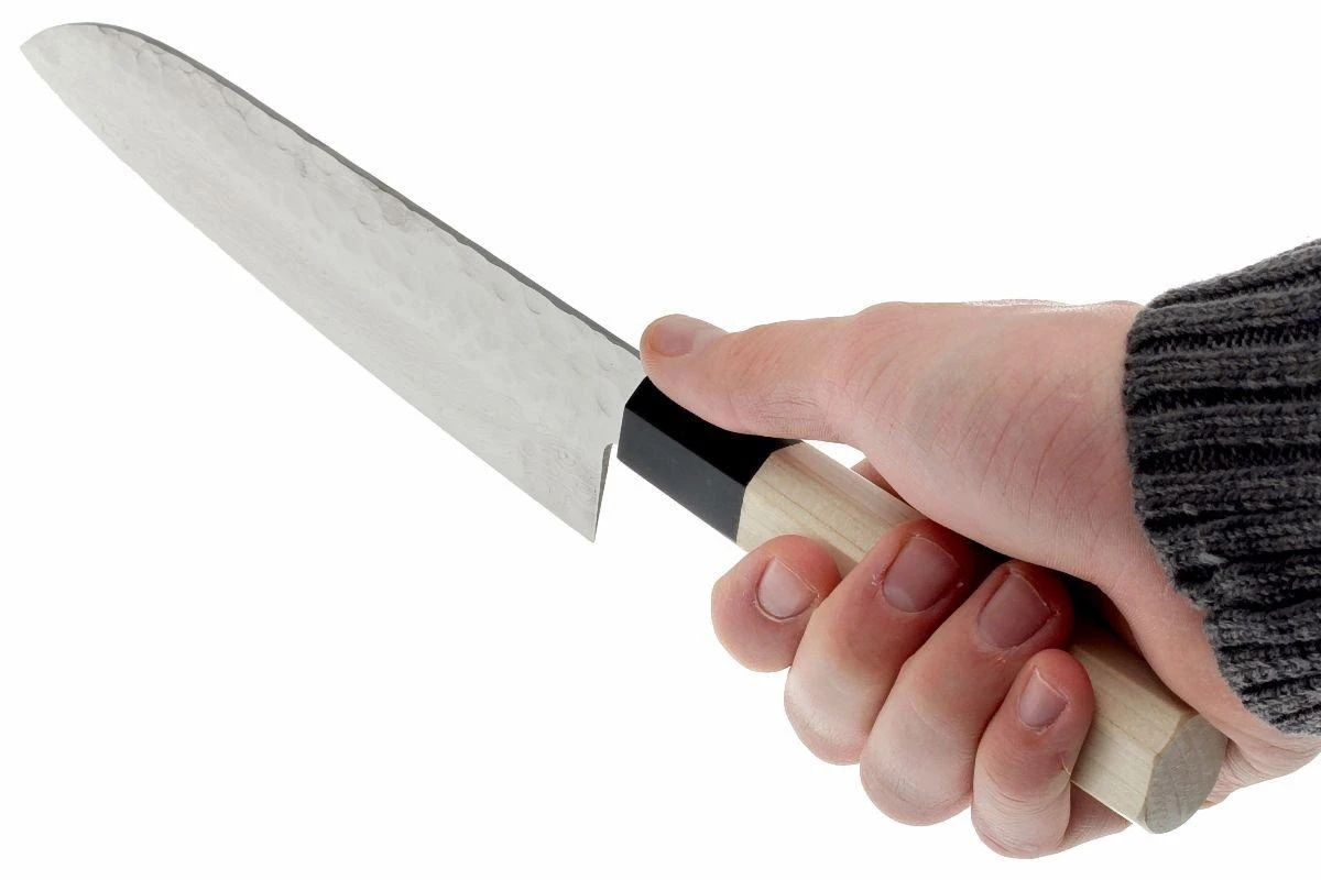 Sakai Takayuki 45-Layer Damascus Cuchillo Santoku, 18 Cm, 7252 4 Sakai Takayuki 45-Layer Damascus Cuchillo Santoku, 18 Cm, 7252 - Imagen 4