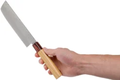 Sakai Takayuki Nakiri 33-Capas Damascus Hammered WA 16 Cm -Yaxell Tienda TA07473 06 sakai takayuki scaled