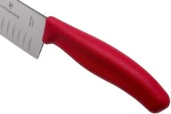 Victorinox SwissClassic 6.8521.17G Santoku Con Hoyuelos 17 Cm, Rojo -Yaxell Tienda VT6 8521 17G 05 victorinox