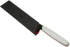 Xin Cutlery XinCore XC125 White G10, Red Liners, Black TiN Coating, Cuchillo De Chef 21.5 Cm -Yaxell Tienda XC125 06 xin cutlery