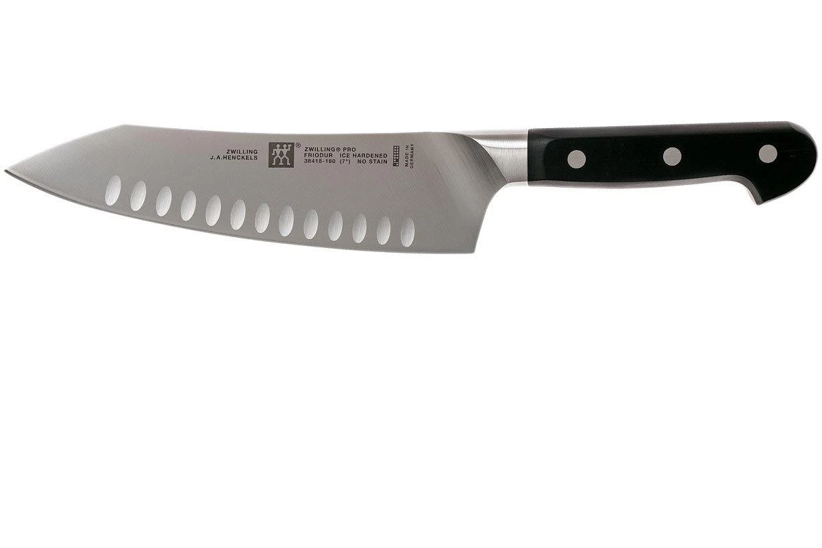 Zwilling Pro Cuchillo Santoku Con Borde Granton, 38418-181-0 1 Zwilling Pro Cuchillo Santoku Con Borde Granton, 38418-181-0